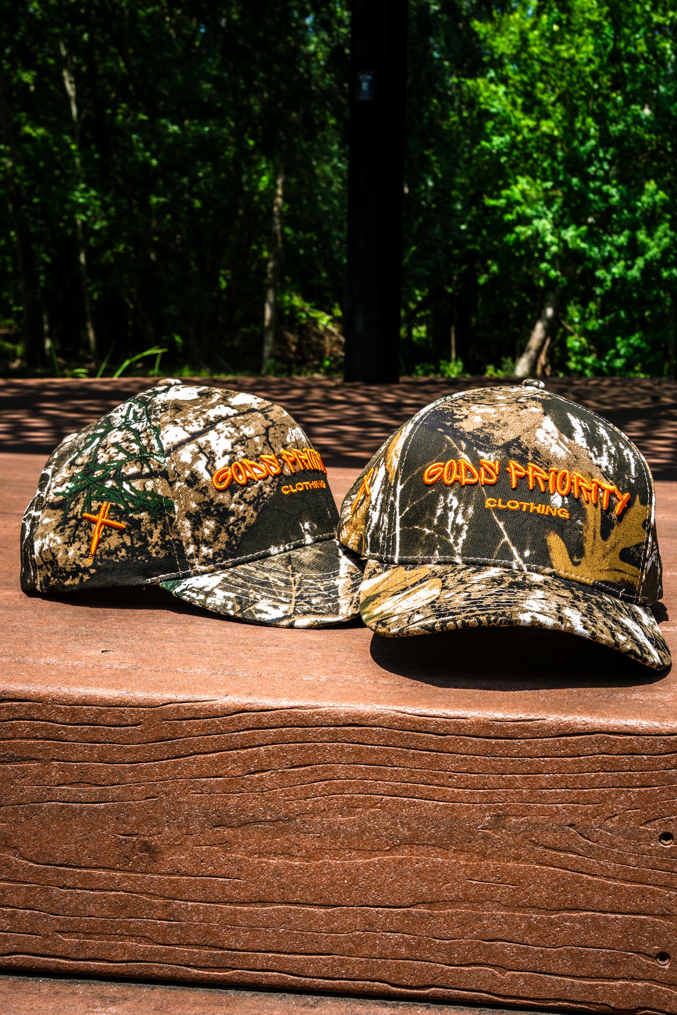 Real Tree Orange Camo Hat