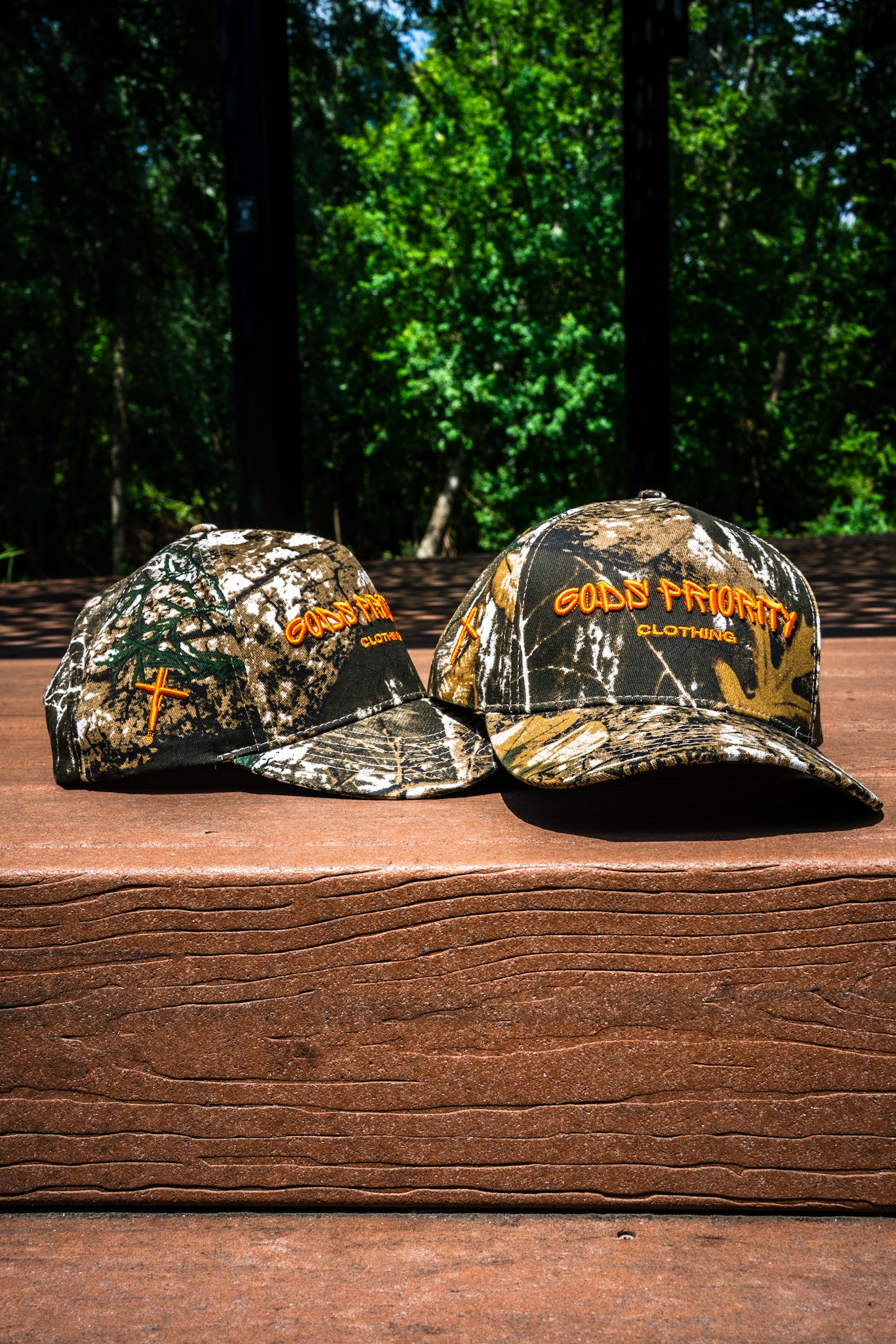 Real Tree Orange Camo Hat
