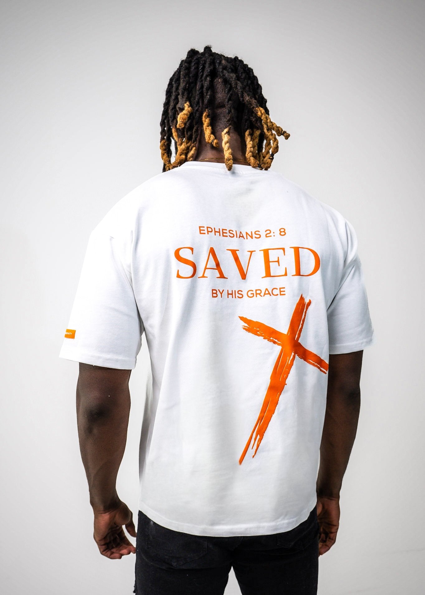 Saved By His Grace Heavyweight T-Shirt