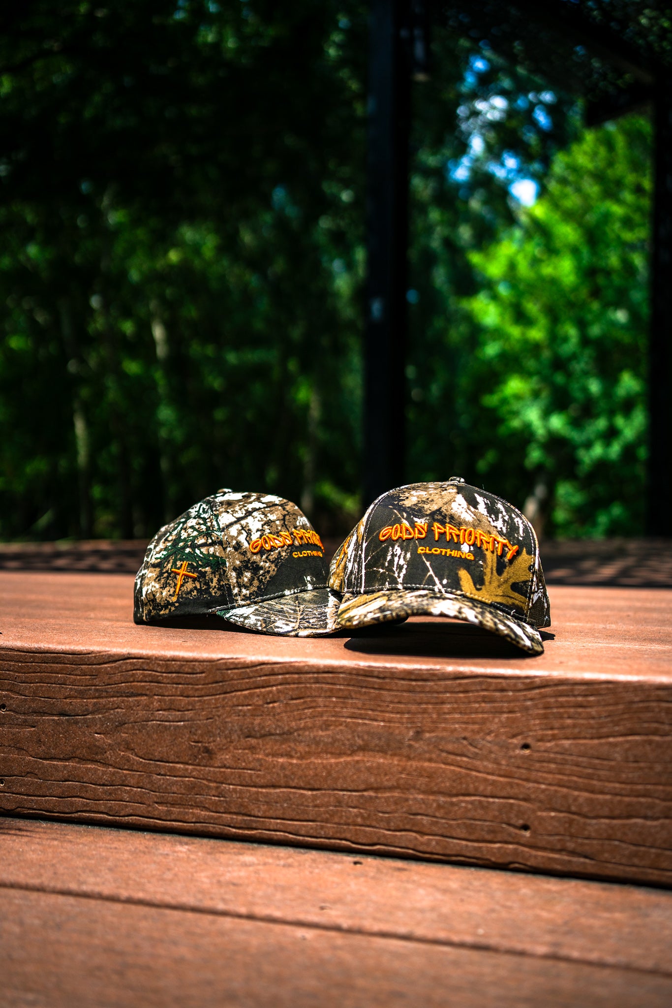 Real Tree Orange Camo Hat