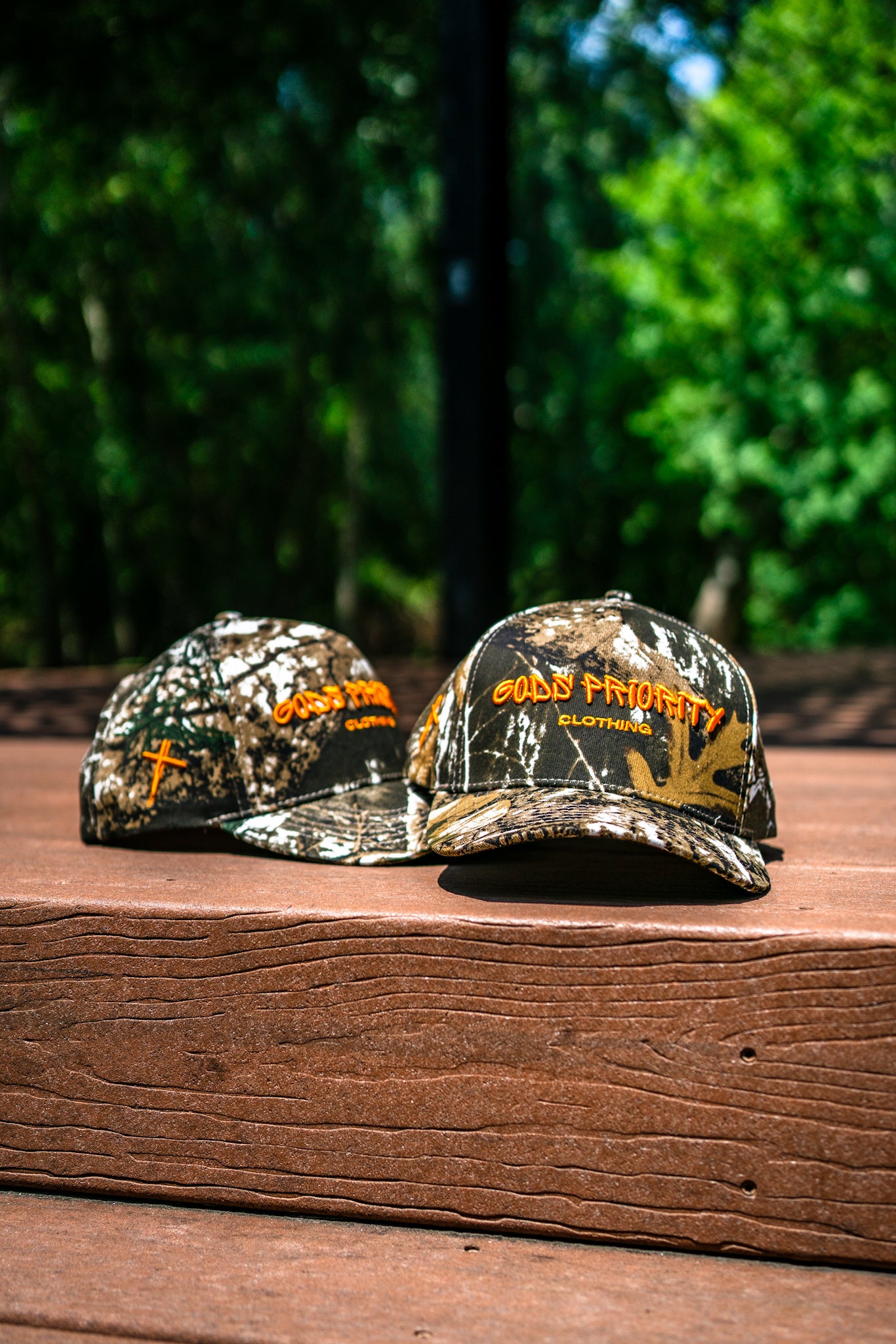 Real Tree Orange Camo Hat